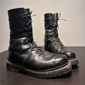 Austrian Military Combat Boots – Size 46 (Fits US 12.5)